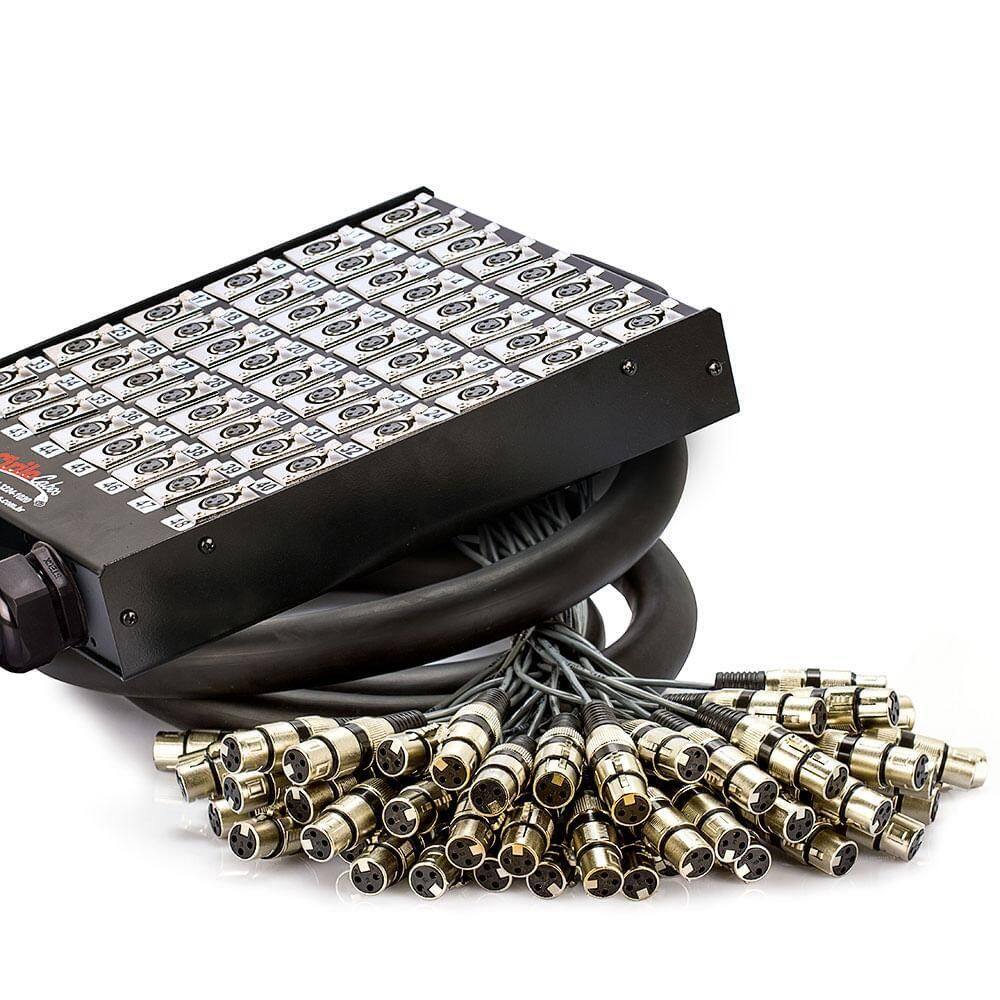 Medusa 48 Vias Com Conectores Xlr Neutrik - 35 Mt