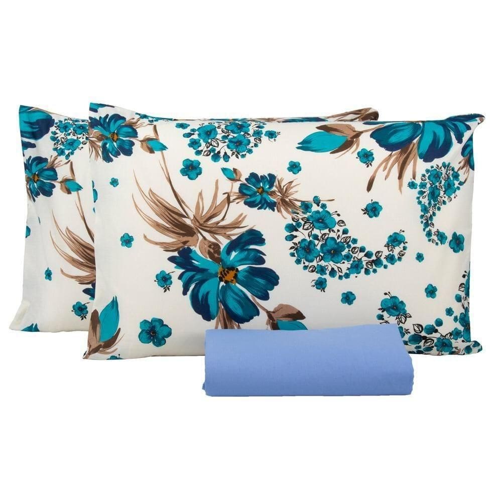 Jogo Lençol King Size 3 Peças Casal 100% Algodão Tifann