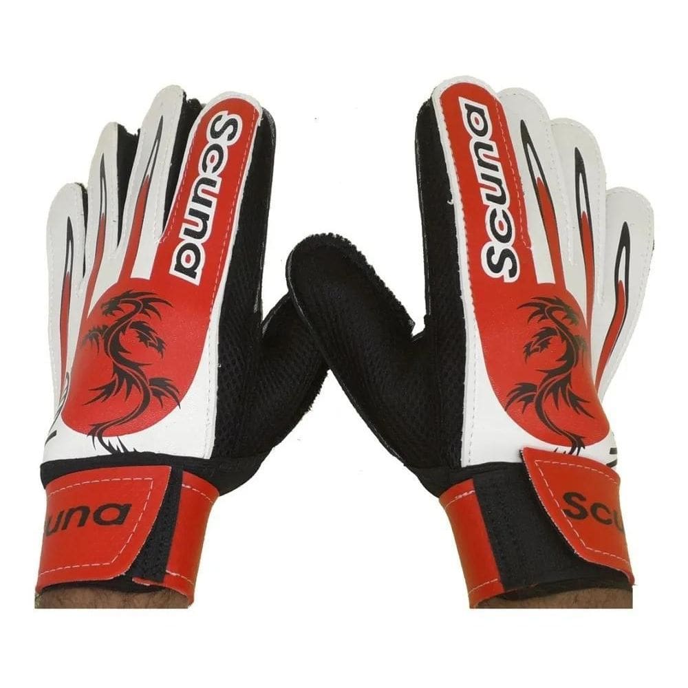 2X Luva Goleiro Campo Treino Red