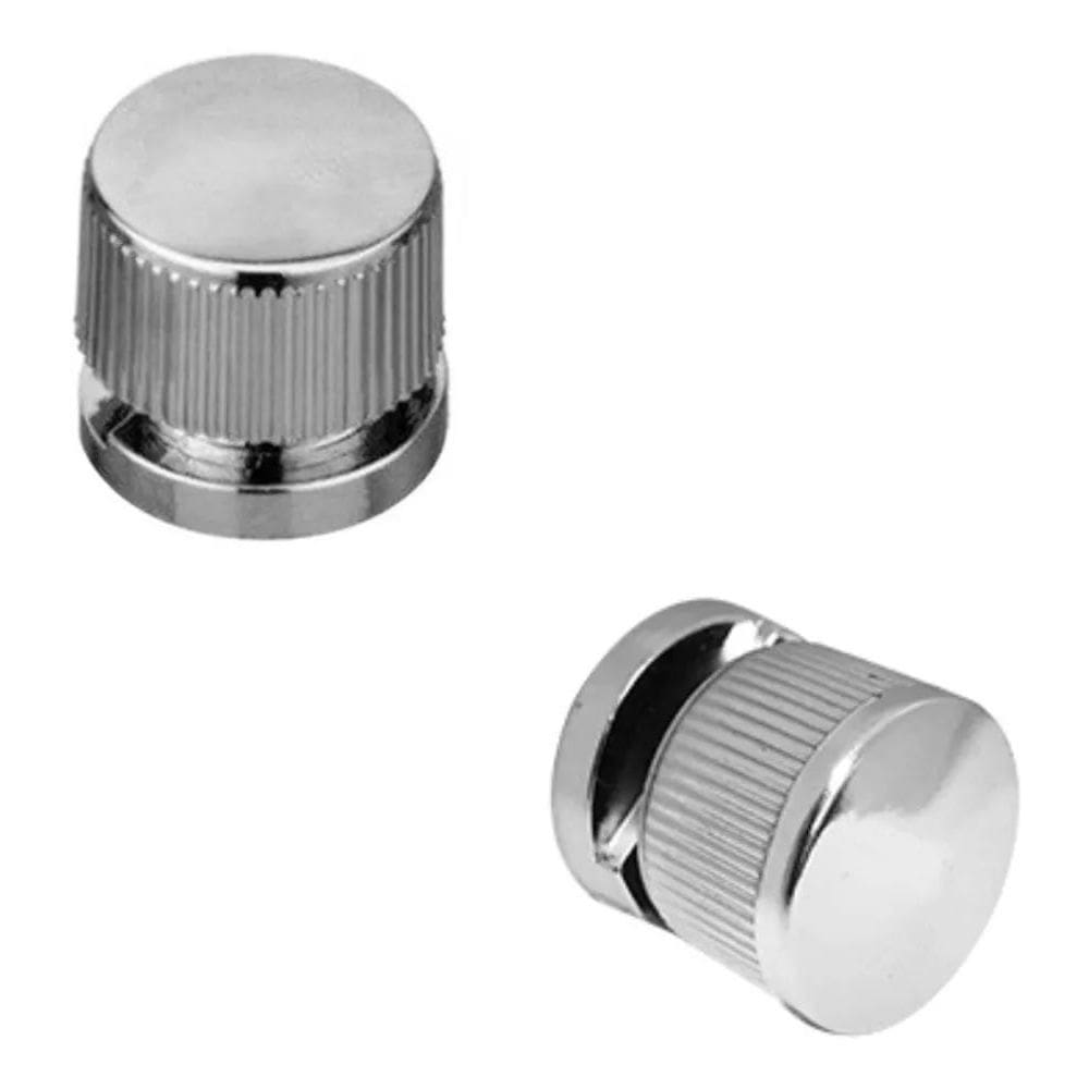 2X Kit 10 Botão Francês Metal Para Fixação De Espelhos