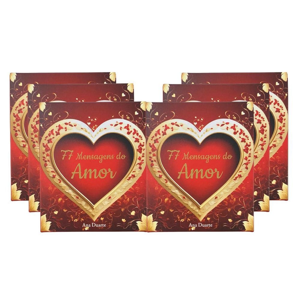 Kit Com 6 Box 77 Mensagens De Amor Para Inspirar Seu Dia