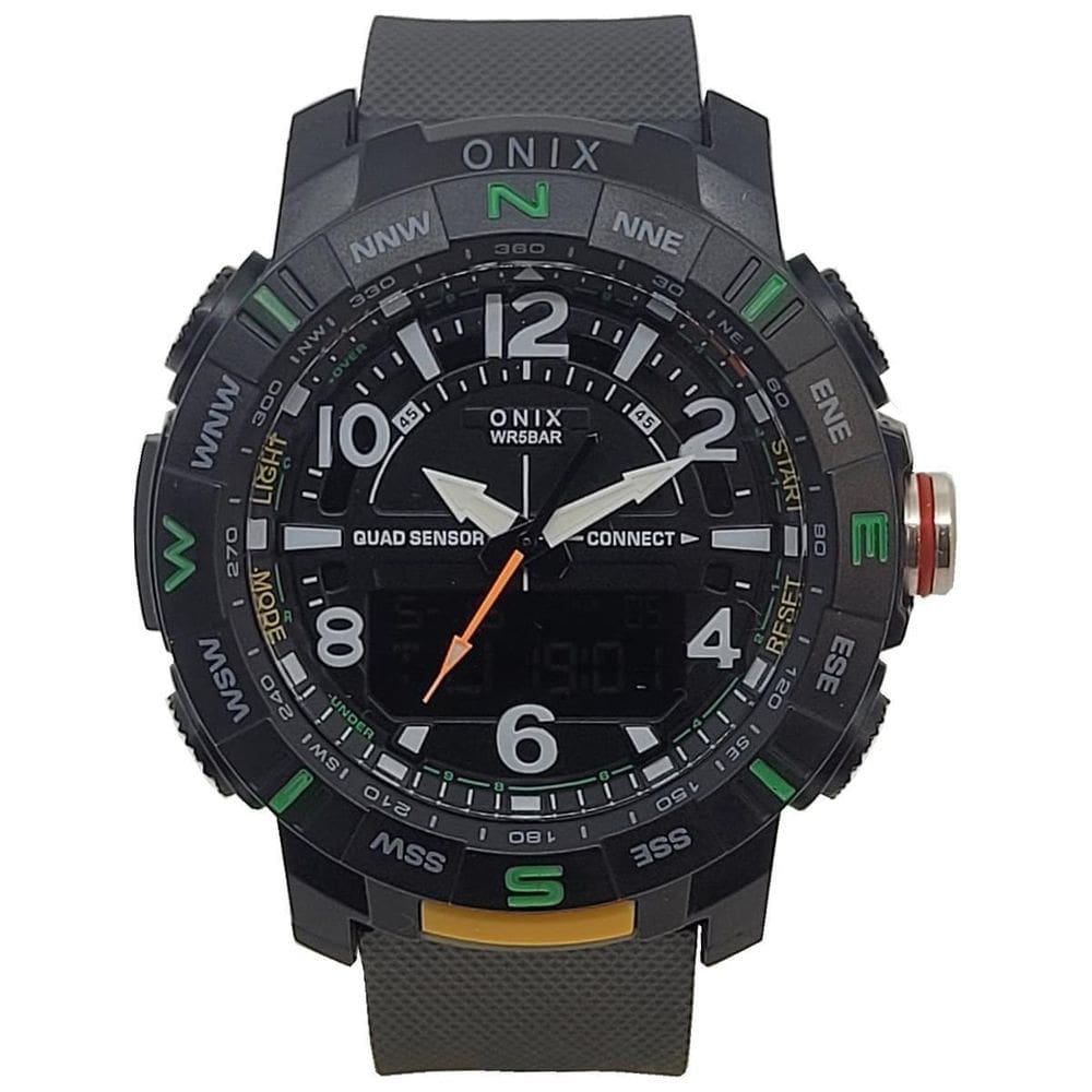Relógio Masculino Onix Anadigi Ox125 Preto