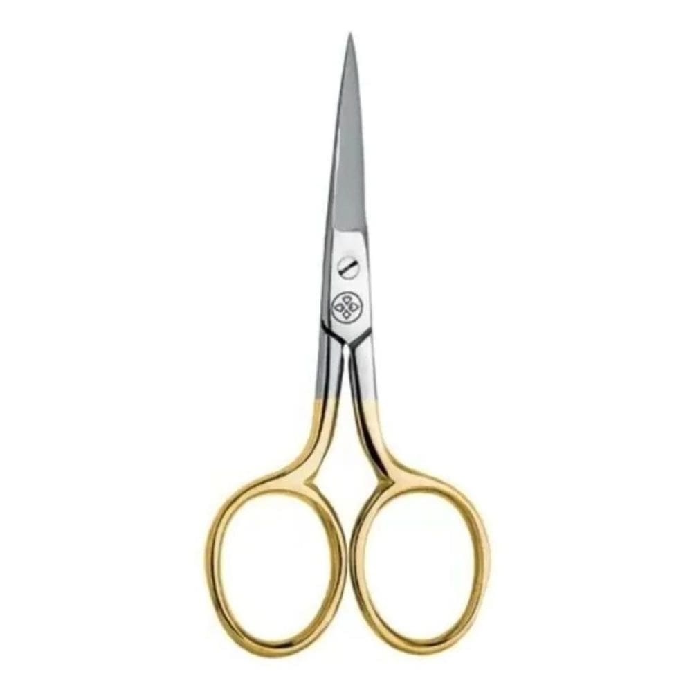 Tesoura Reta Para Unha 9Cm Gold Mundial Bc-333 Corte Preciso