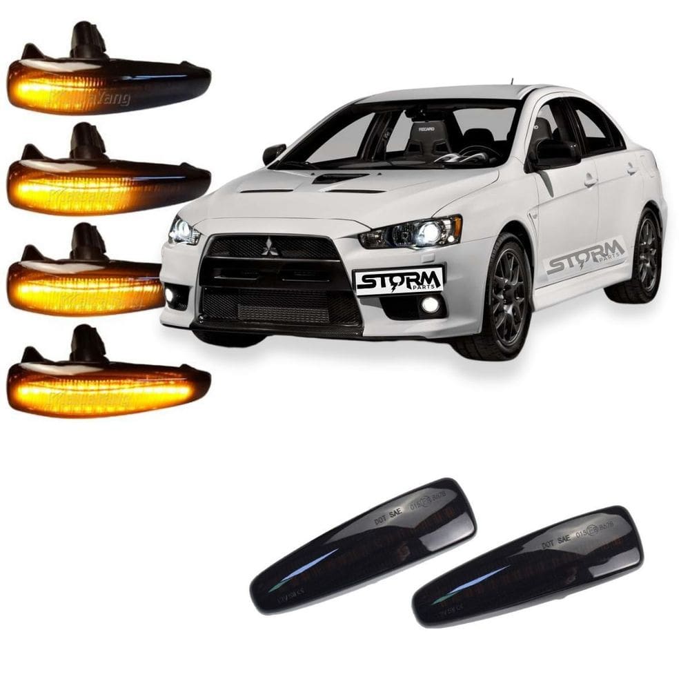 Pisca Seta Sequencial Par De Led Lancer Mitsubishi 2.0 Sedan