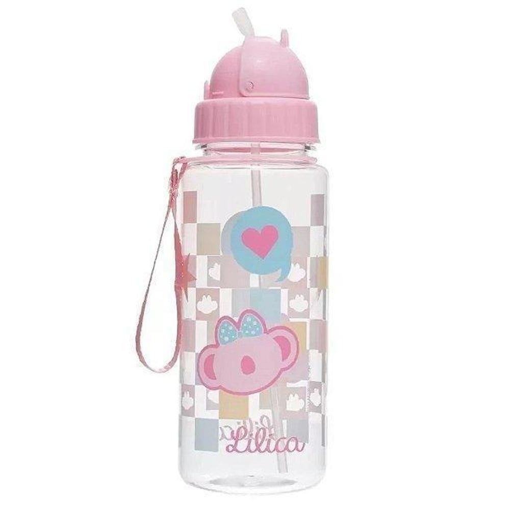 Garrafa Com Canudo Pacific Lilica Ripilica Breezy Rosa