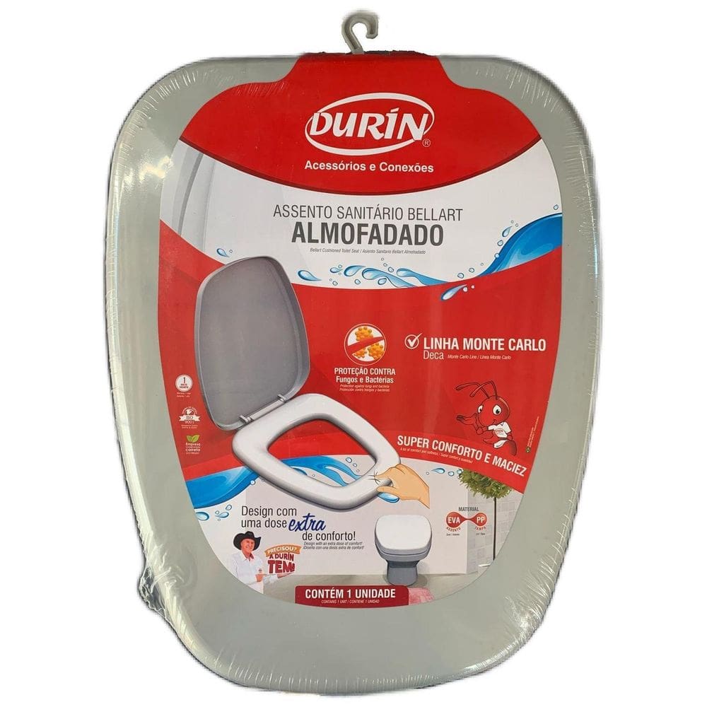 Assento Durin Bellart/Deca Monte Carlo Cinza Claro 00735