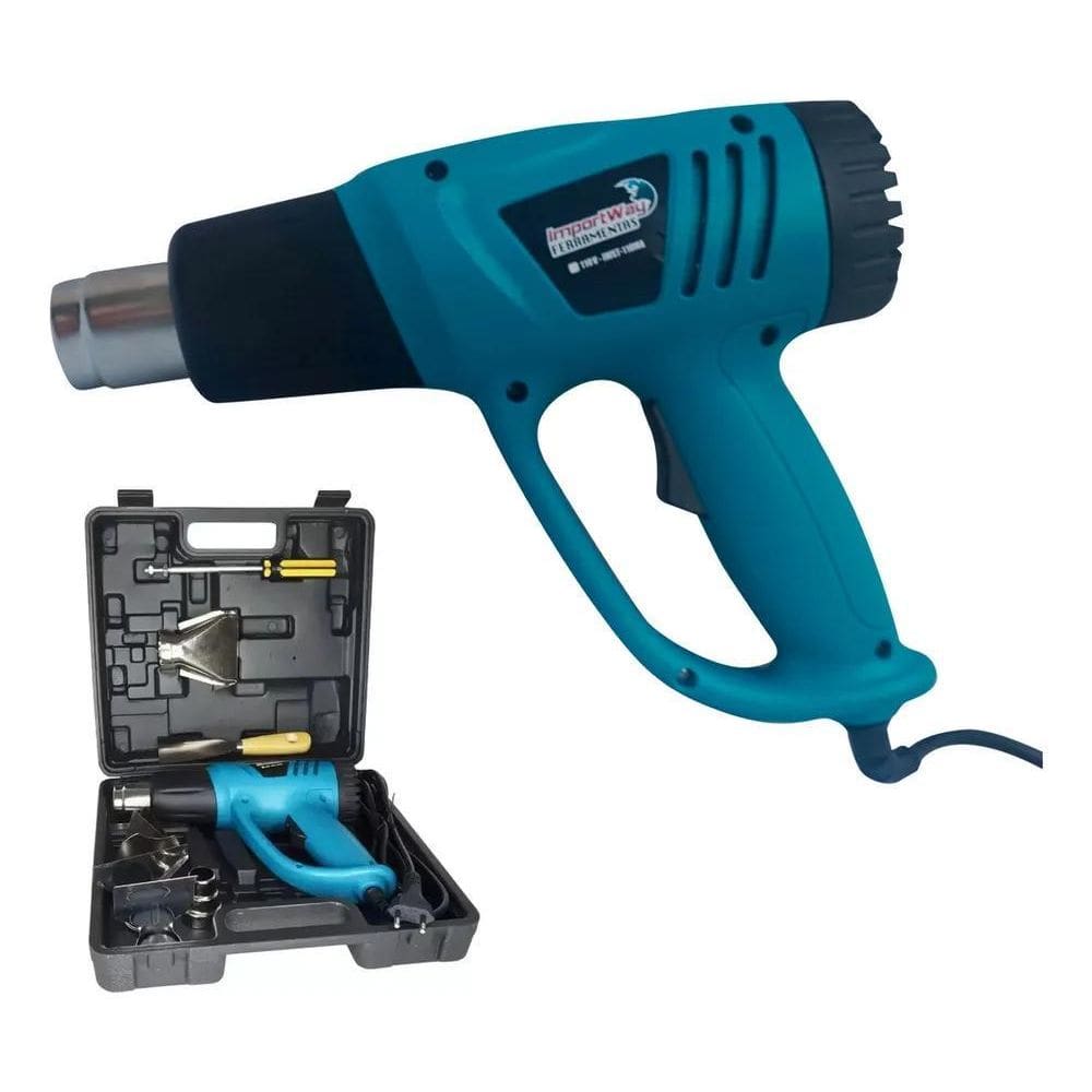 2X Soprador Térmico 2000W Maleta E Acessórios Importway