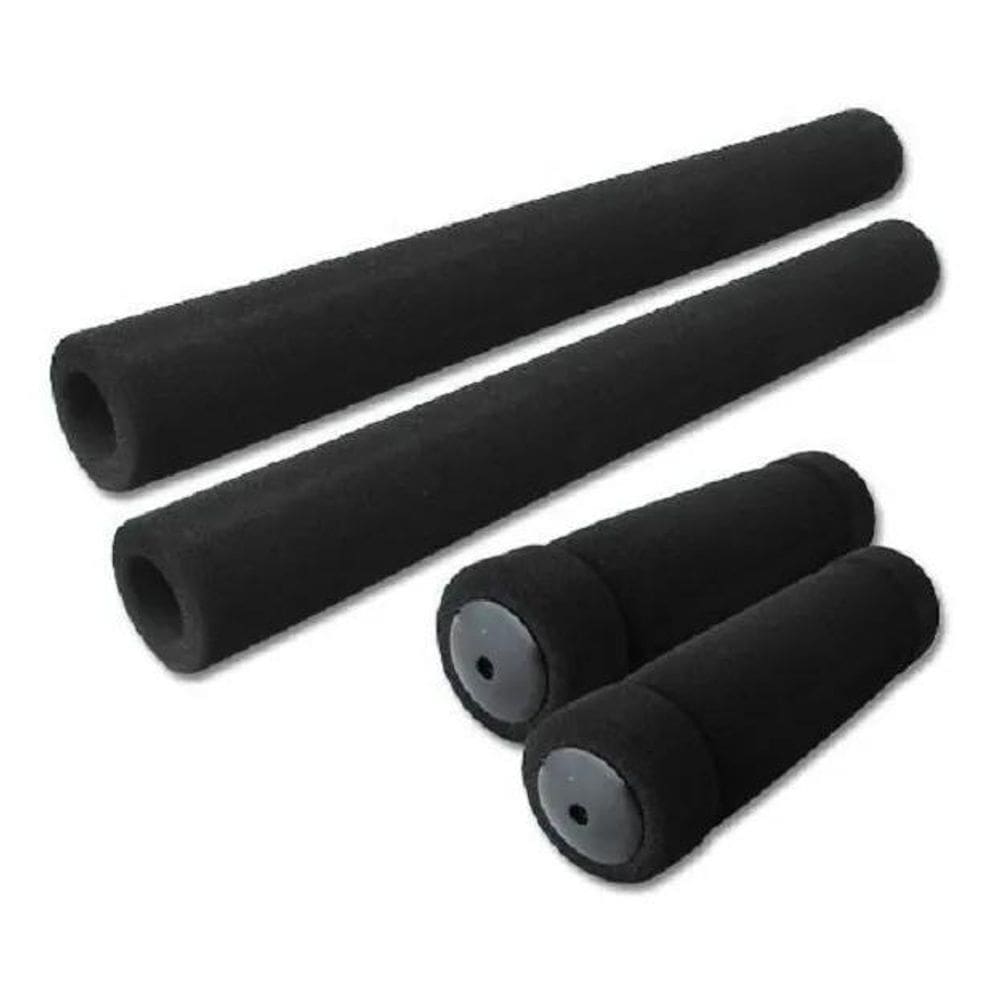 2X Manopla Bike Espuma Moto Guidão Beach Tubete Jogo 4 Peças