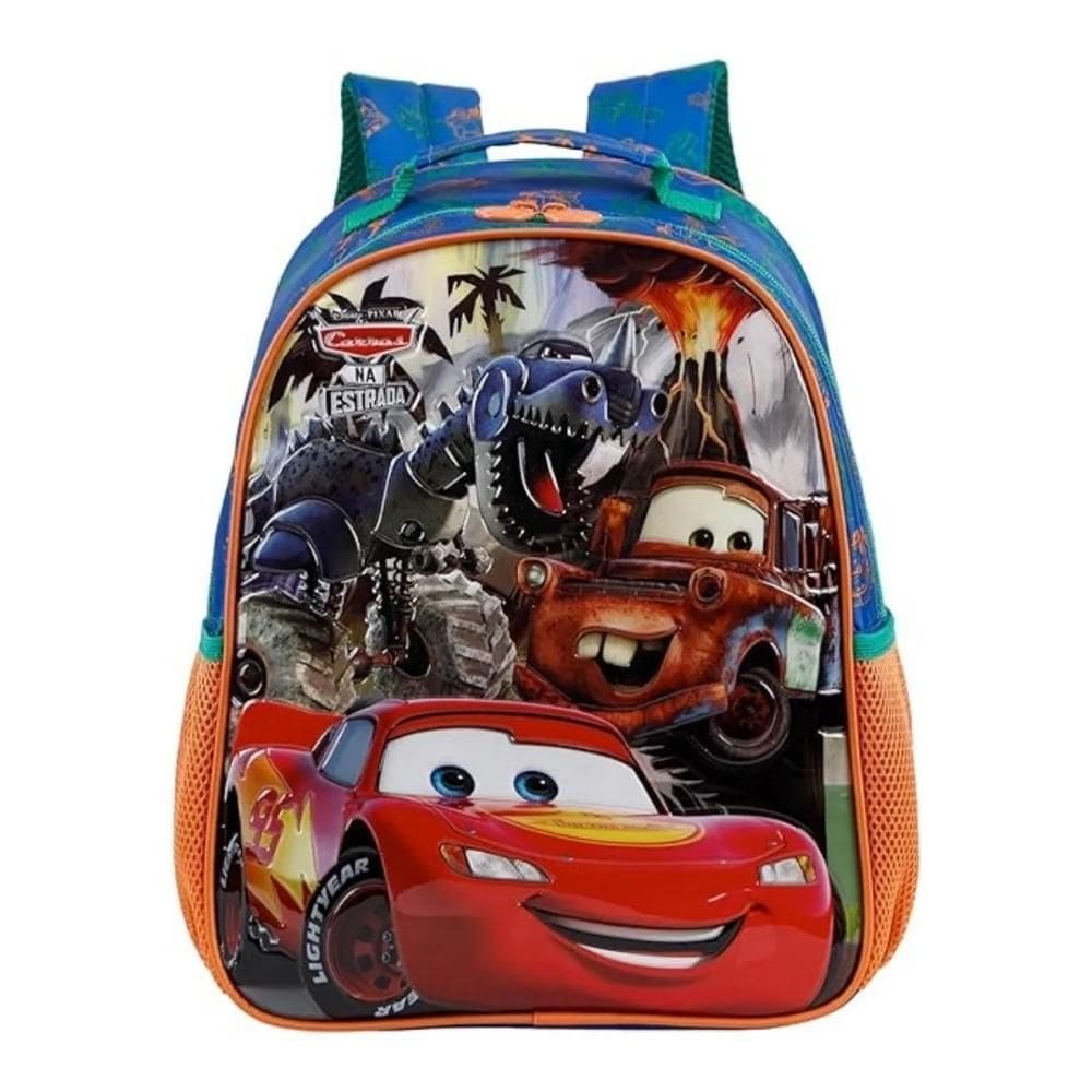 Mochila Infantil Escolar Carros Relâmpago Mcqueen