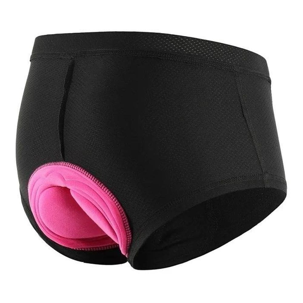 2X Bermuda Gel 3D Feminina Rosa Coolmax Ciclismo Bicicleta B