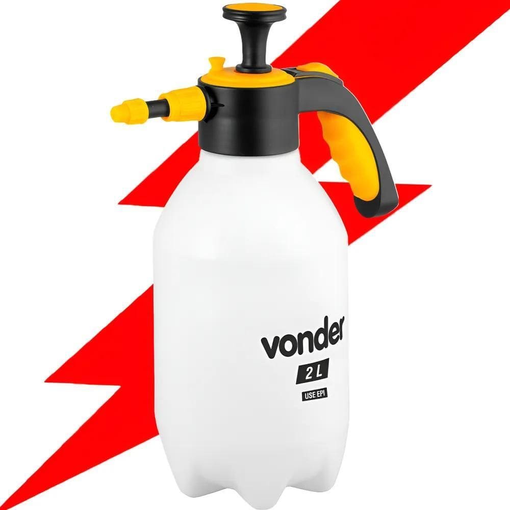 2X Pulverizador Manual Borrifador Spray Alta Pressão 2 Litro