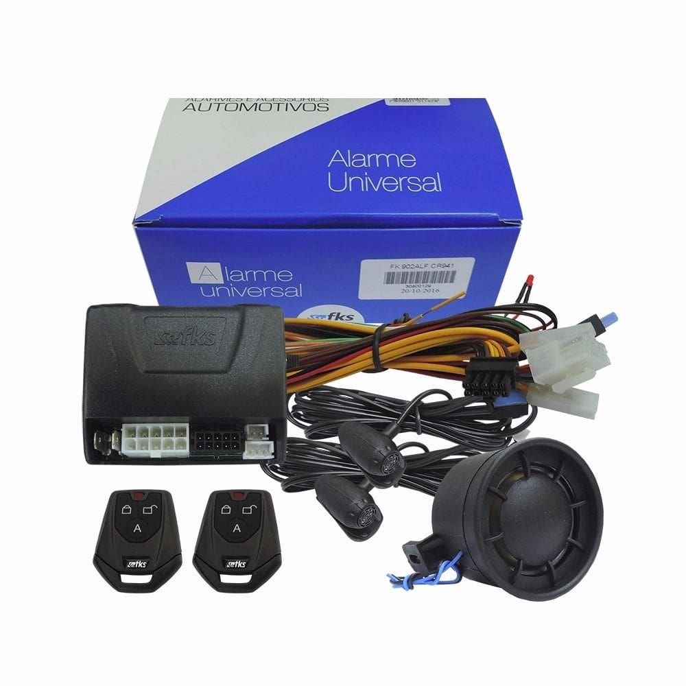 Alarme fks 902 plus universal com travamento de Portas