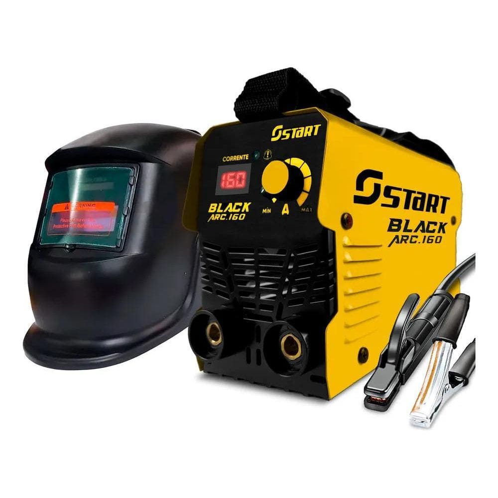 Máquina De Solda Inversora Black Arc 160A Star Máscara