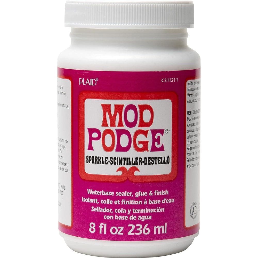 Mod Podge Sparkle Cola/Selador Decupage Acabamento Brilhante