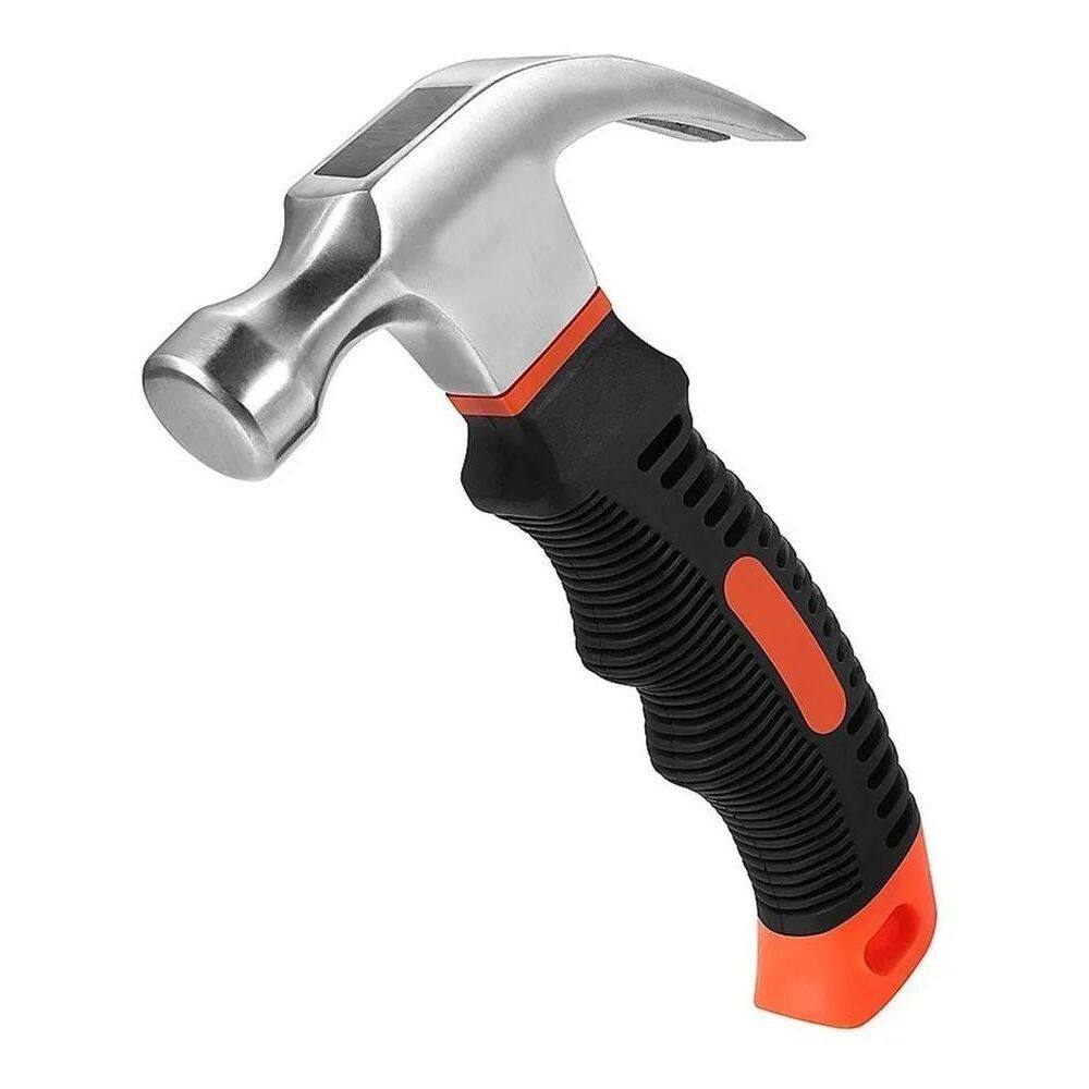 Mini Martelo 16 Cm Cabo Curto Emborrachado Aço Carbono