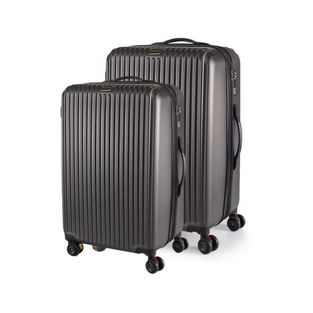 Conjunto Mala 23Kg + Mala 10Kg Expansível Grafite Style