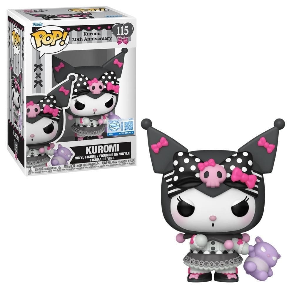 Boneco Funko Pop Sanrio Kuromi 20 Anos - Kuromi Com Baku