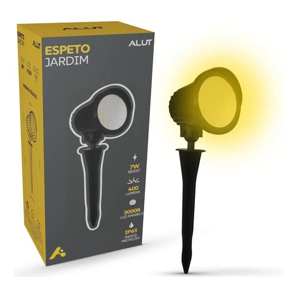 2X Luminaria Led Jardim Espeto 7W 3000K Branco Quente A Prov