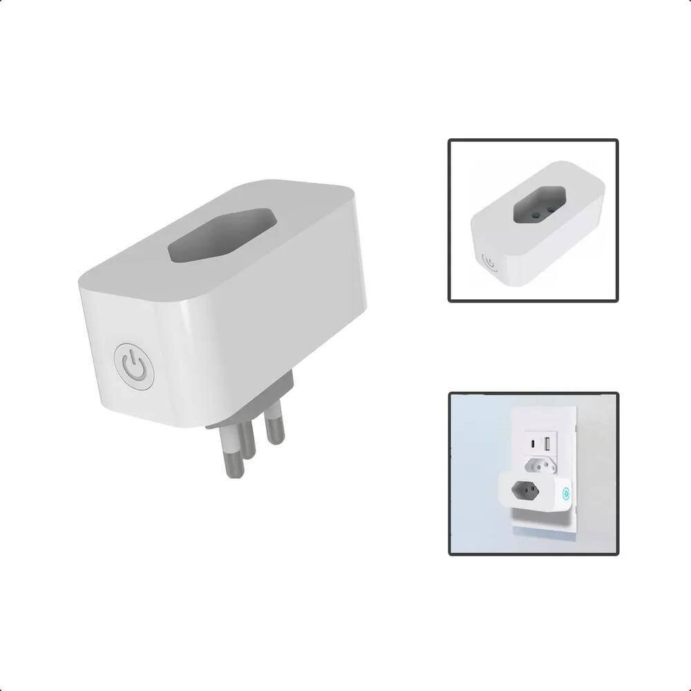 2X Tomada Elétrica Jwcom Smart Smart Sa-026N-G20 Con 1 Tomas