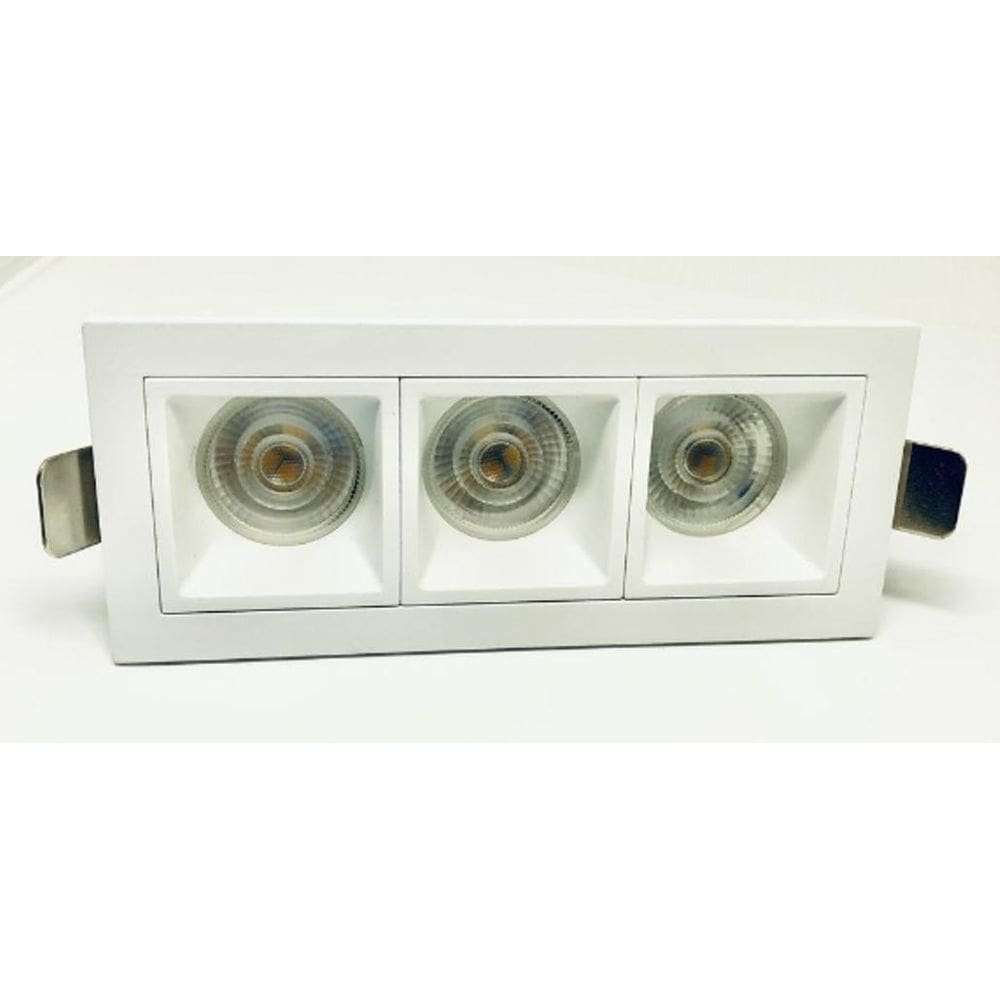 Spot Embutir Linea Mr11 Triplo Branco