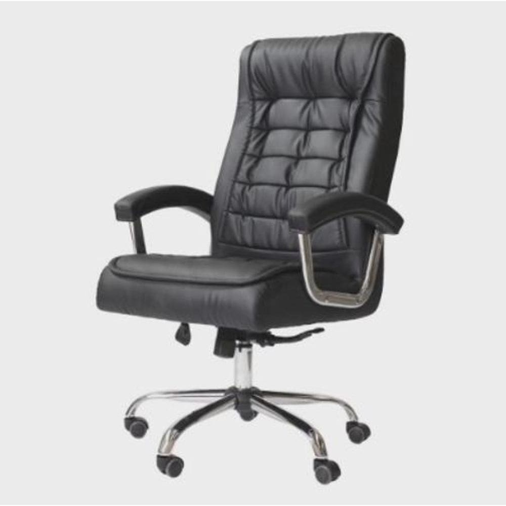 Cadeira De Escritório Giratória Presidente Big Com Molas Ens