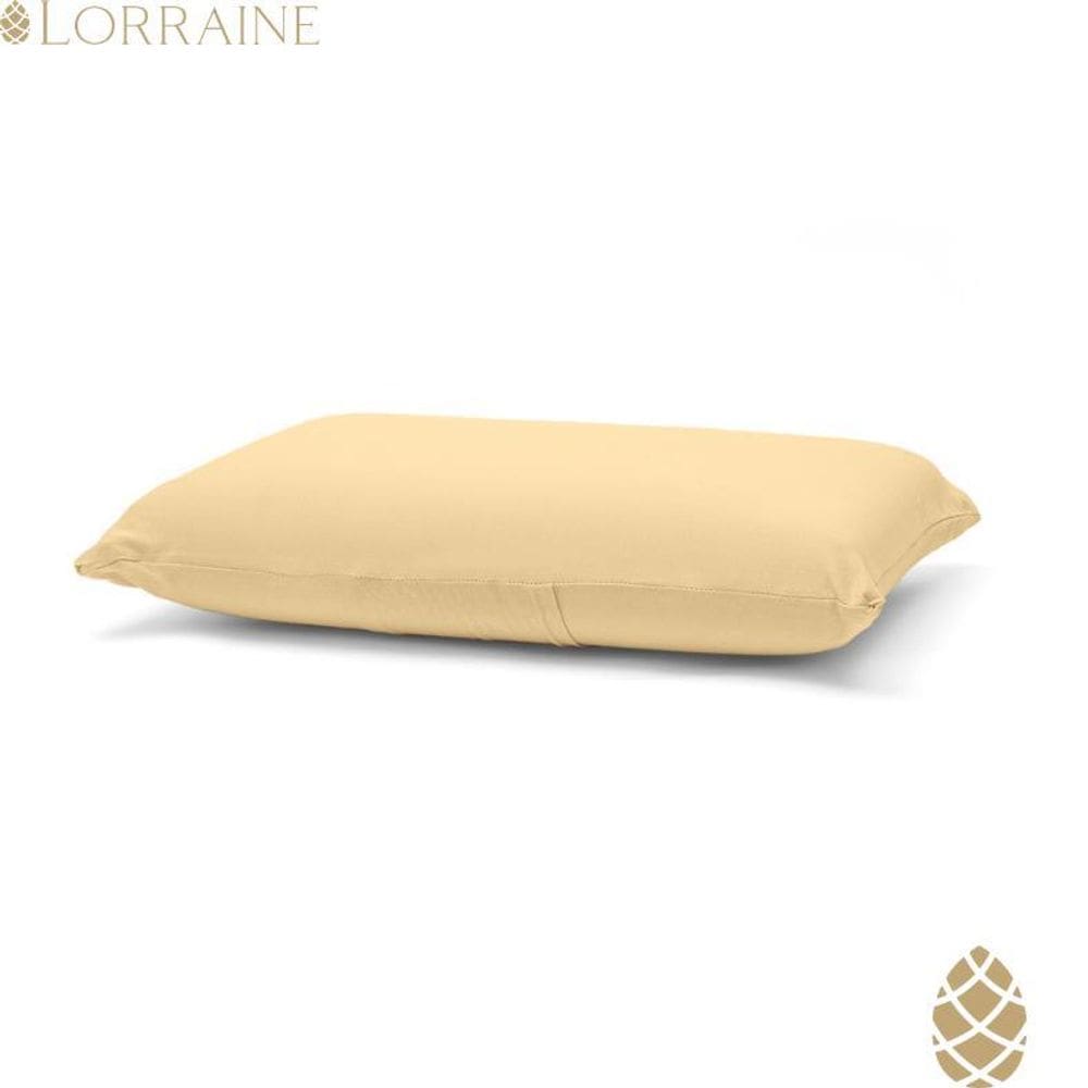 Fronha Avulsa Malha 100% Algodão Buettner Basic Amarelo 45X7