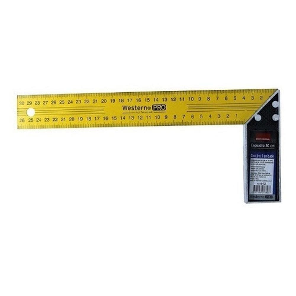 Transferidor Esquadro Régua Profissional 12 Polegadas 30cm