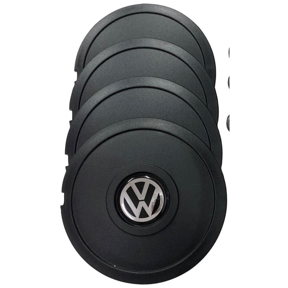 Calotas Miollo Vw Fox Aro 15 2004/2019 Tradicional Preto