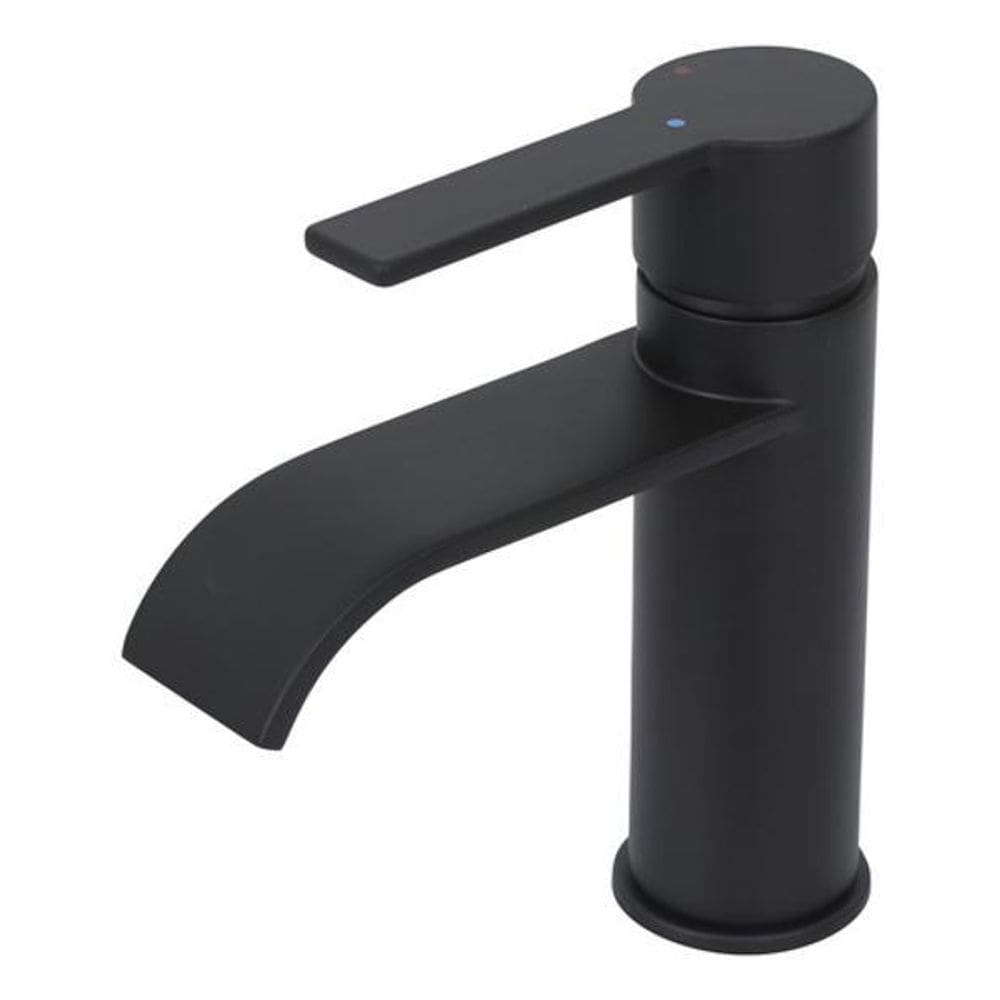 Torneira Monocomando Banheiro Bica Baixa Preto Fosco Sensea