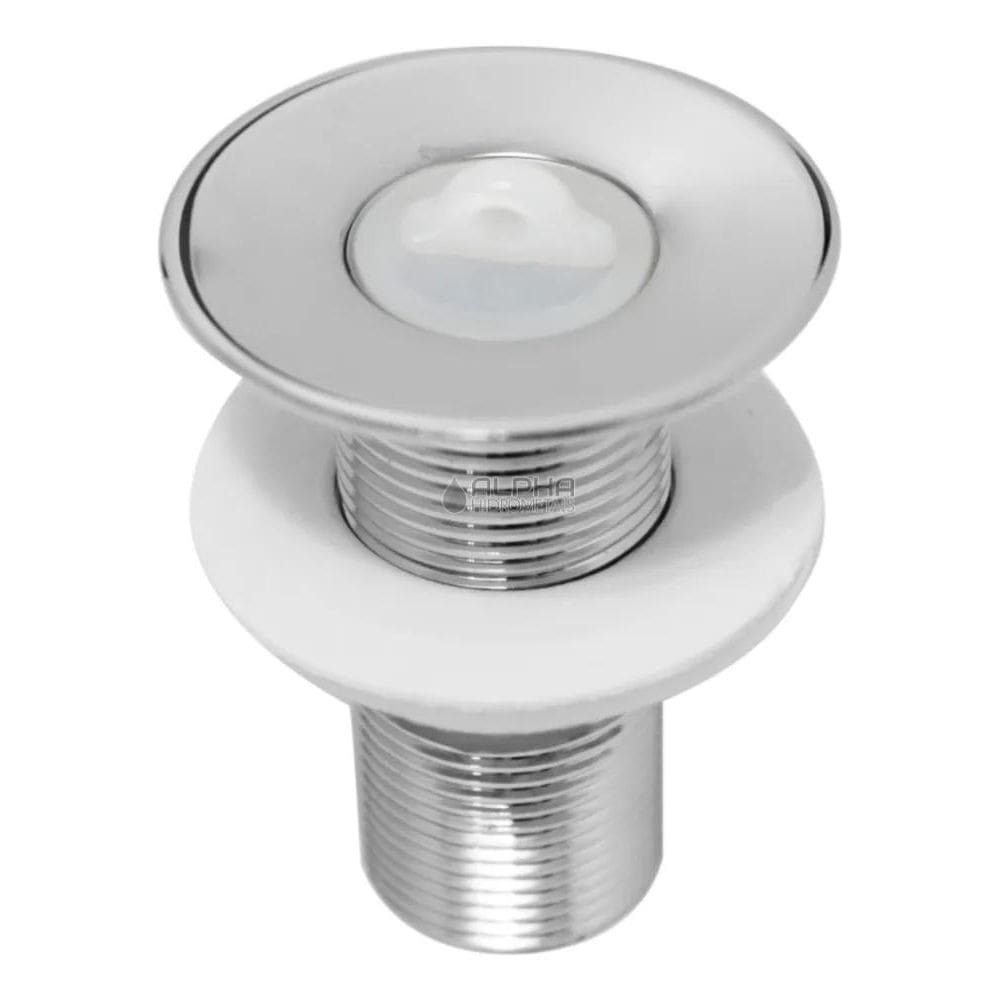 2X Válvula Banheiro Pia Ralo Lavatório Cuba Abs Cromado 7/8