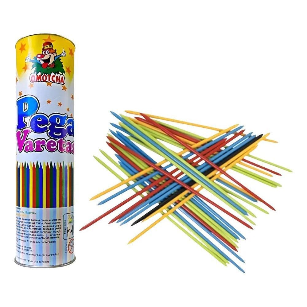 2X Brinquedo Jogo Pega Vareta 21 Palitos Lembrancinha Prenda