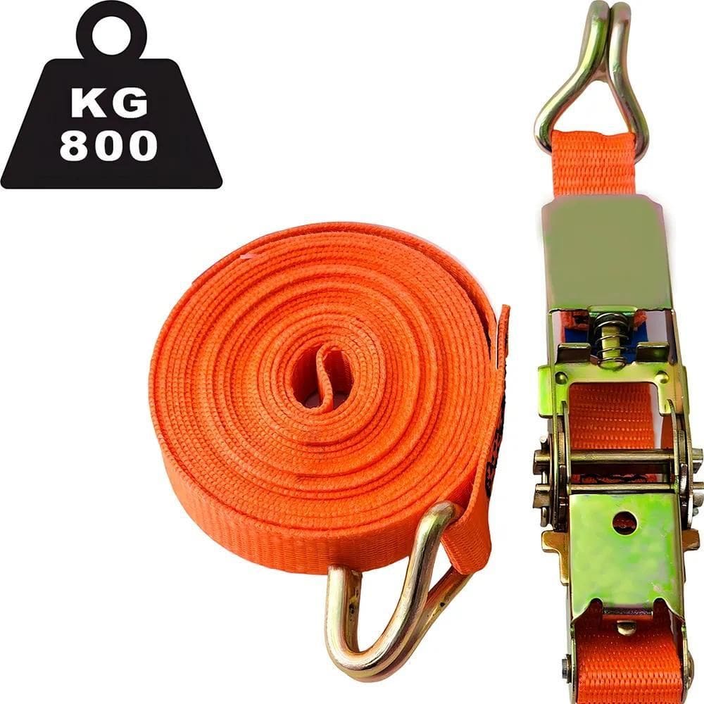 2X Cinta Catraca 4,6Mt Amarração Kit Cinta & Catraca 25Mm Ca