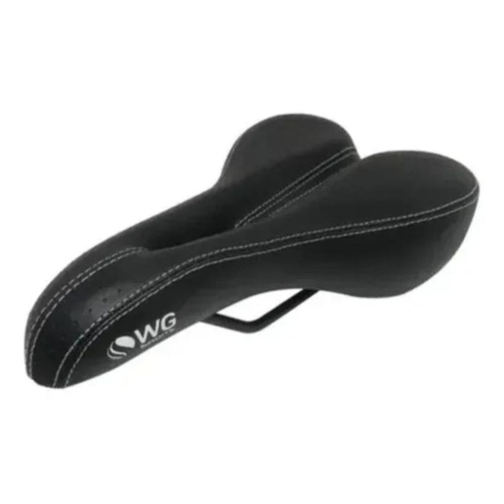 2X Selim De Bicicleta Mtb Vazado Wg Sports Preto