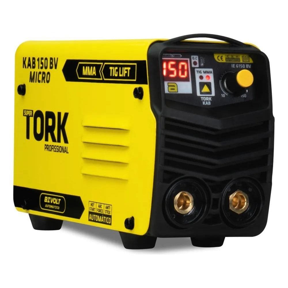 Maquina De Solda Inversora Kab150A Micro Mma Tig Super Tork