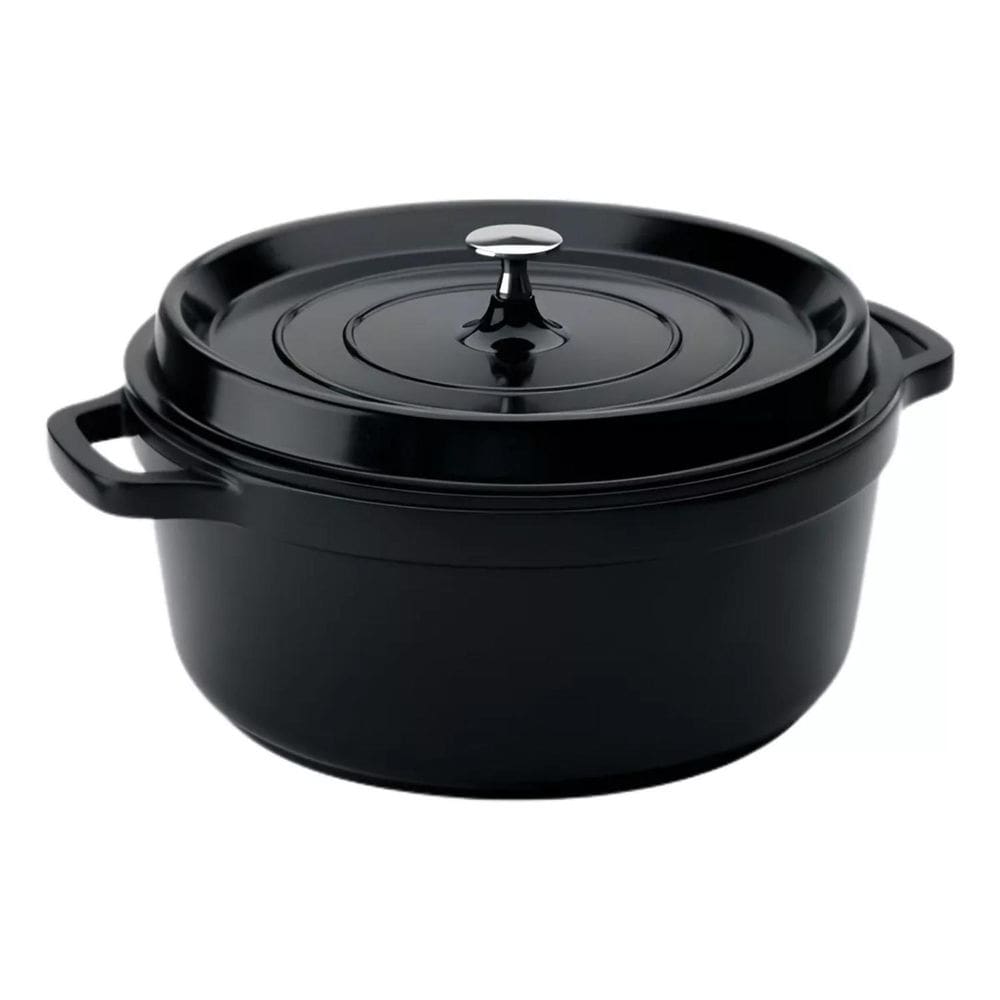 Caçarola Hercules Redonda Cor Preta, 21,3Cm, Pa900020Pr