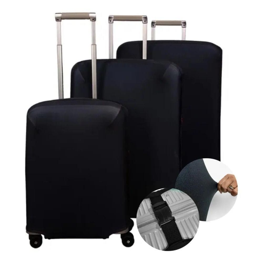 Kit 2 Capa Para Mala De Viagem Protetora Premium Resistente