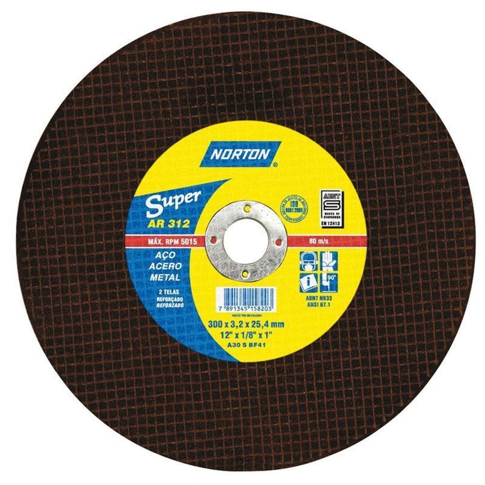 Disco Corte 12X1/8X1 Super Norton
