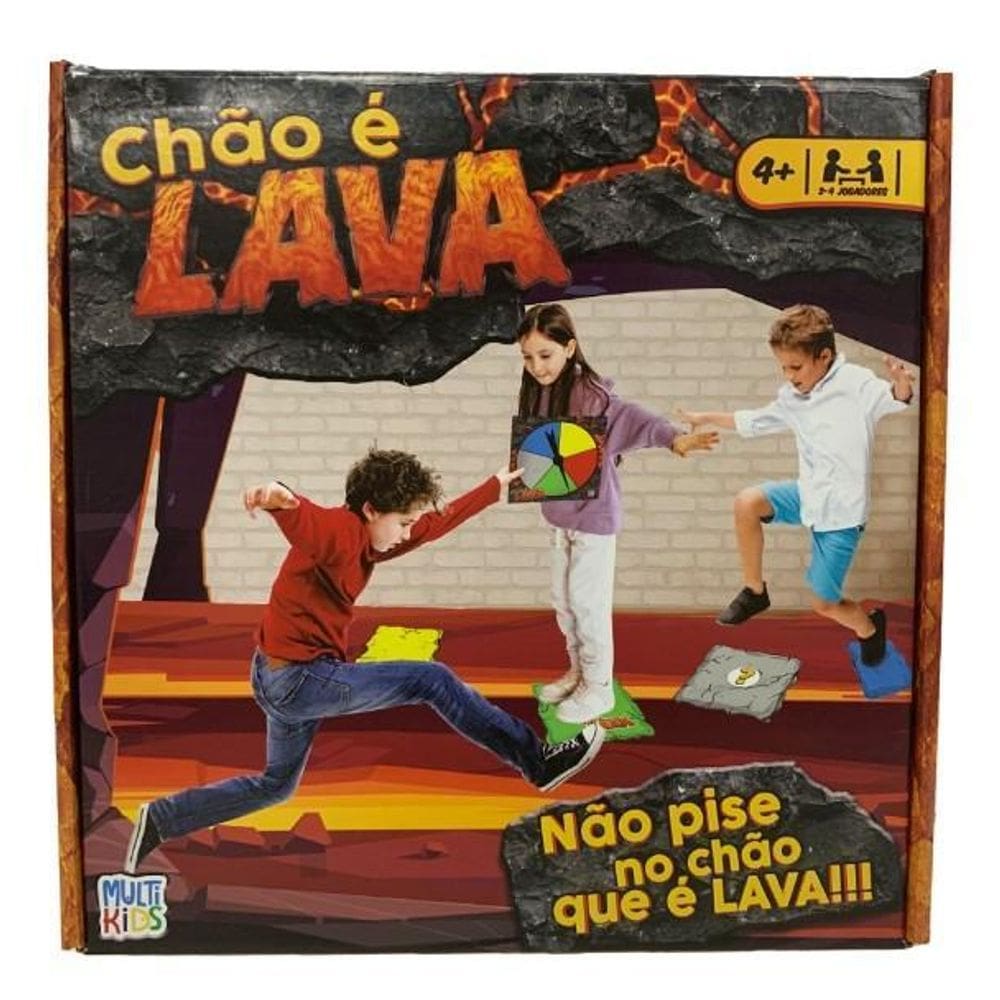 Jogo Chão É Lava - Multikids Br1773