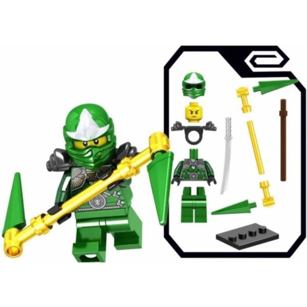 Boneco Blocos De Montar Lloyd Batalha Ninja Go Ninjago