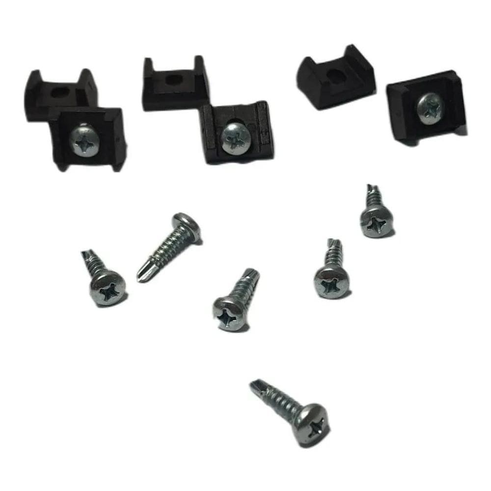 2X Presilha De Arremate Nyl-190 Com Parafuso 50 Unidades