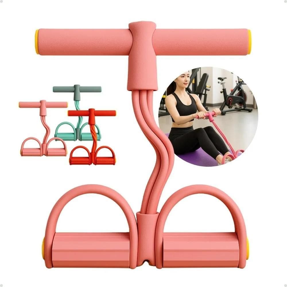 2X Elástico Treino Extensor Exercícios Academia Em Casa Fitn