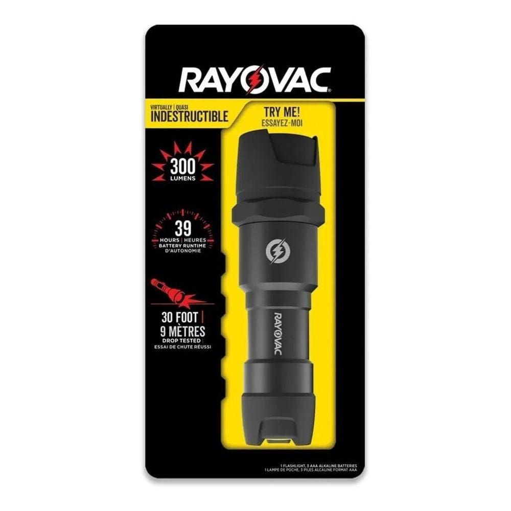 2X Lanterna Indestrutível Rayovac Led Modelo - 300 Lumens Co