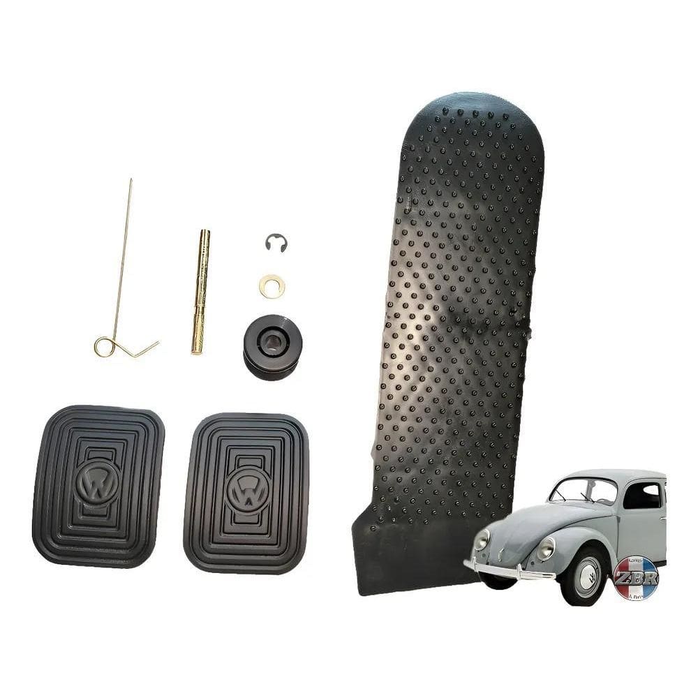 2X Pedais Vw Fusca Até 75 Acelerador Capas Borracha Reparo K
