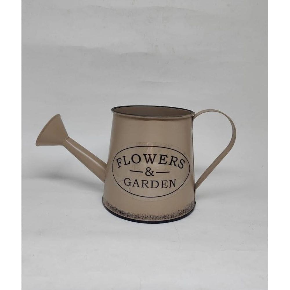 Vaso Regador Decoração Metal Flowers Garden Arranjo Rosé