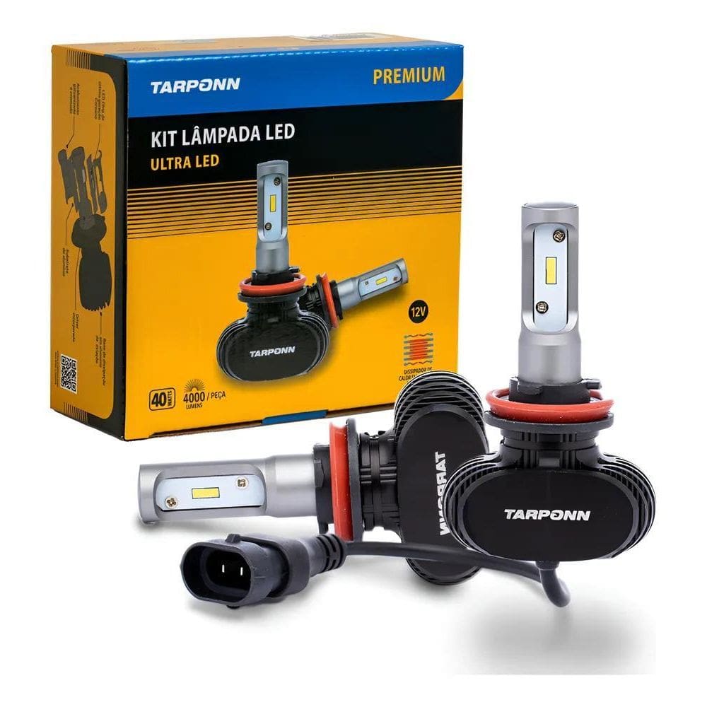 Kit Ultra Led Premium H1 H3 H7 H8 H11 H16 H27 Hb3 Hb4 6400Lm