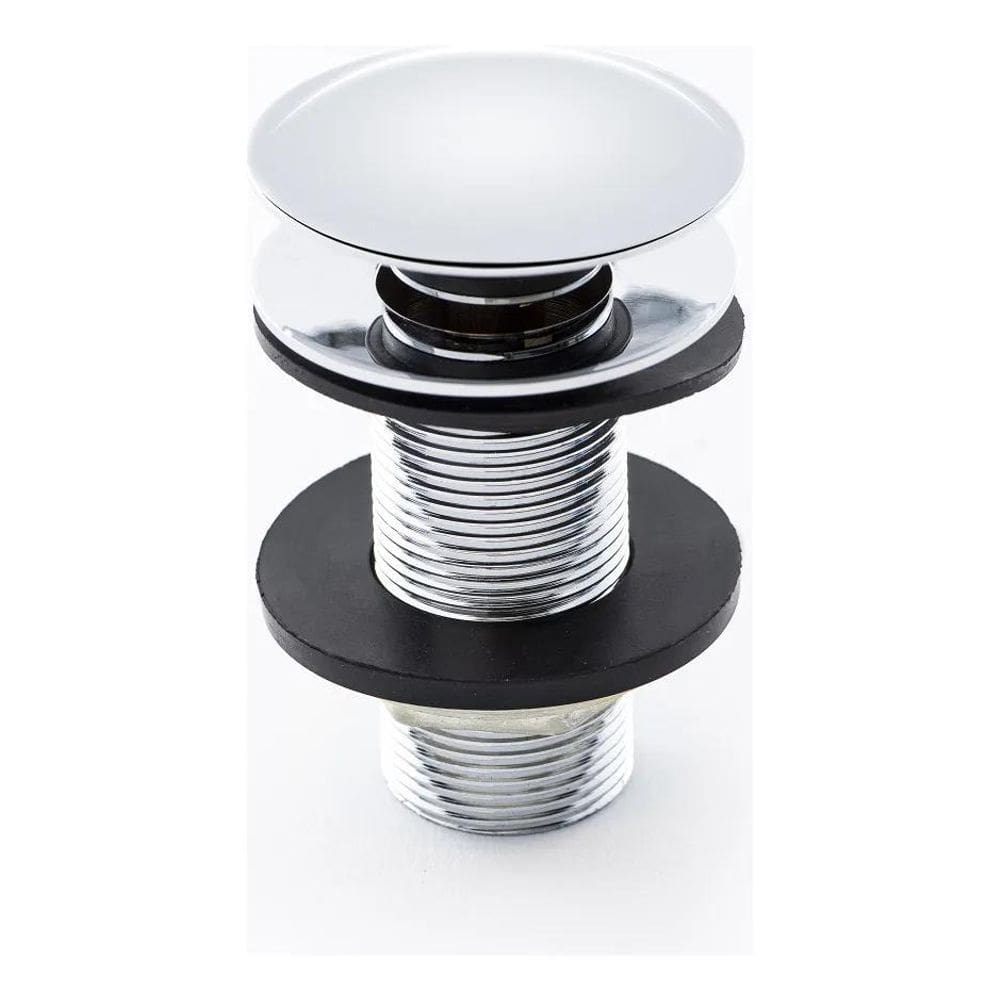 2X Válvula Click Up Clic Clac Pia Lavatório Cuba Ralo Inox 7