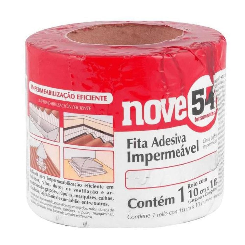 Fita Adesiva Impermeável 10Cm X 10 Metros 954