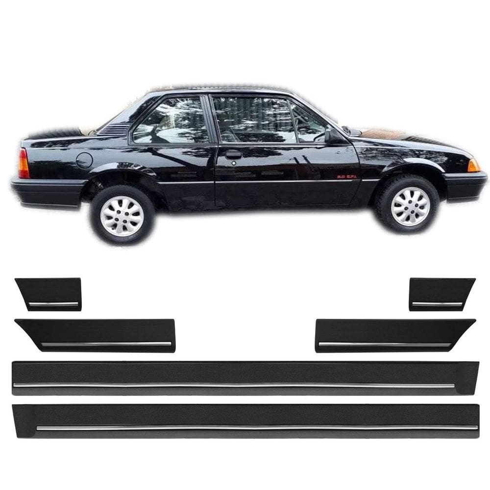 Friso Lateral Gm Monza Gls Tubarão 1994 Preto 2 Portas 1371A