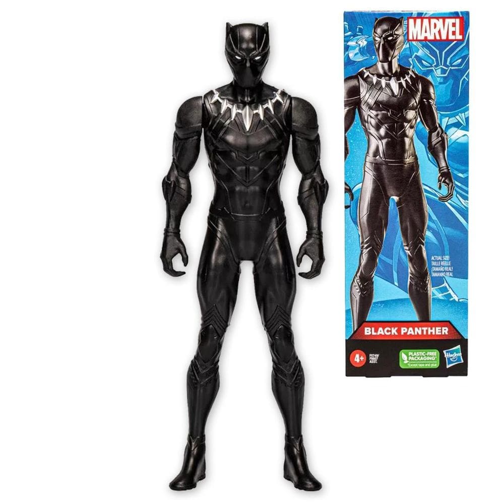 Boneco Ação Marvel Heróis Avenger 20Cm Pantera Negra F6607