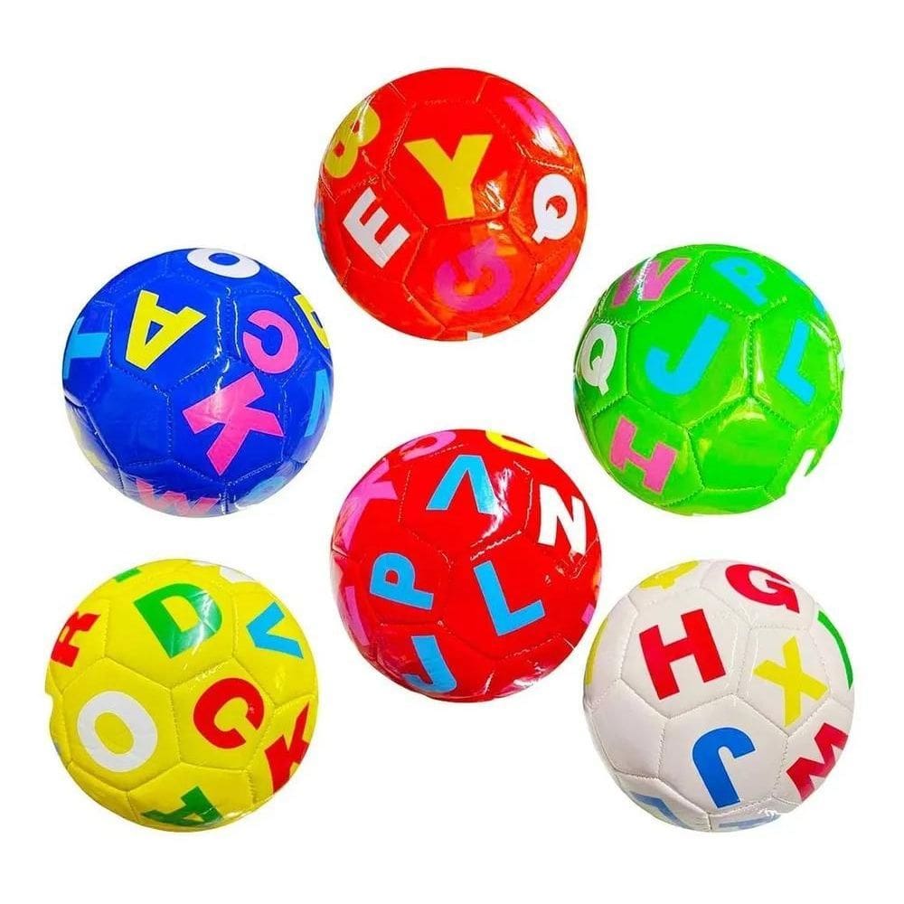 2X Mini Bola Futebol Bebe Criança Infantil Costurada Colorid